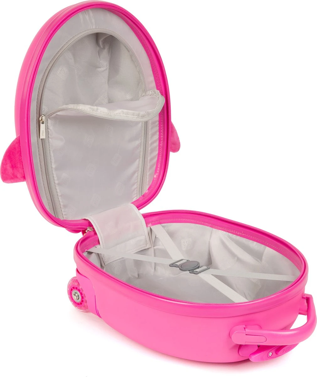 Boppi - Kindertrolley - Pinguïn (roze) - Handbagage - Lichtgewicht - Duurzaam - 17L 7 Boppi - Kindertrolley - Pinguïn (roze) - Handbagage - Lichtgewicht - Duurzaam - 17L - Afbeelding 5