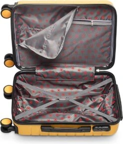 Swiss Alpine 2.0 - Handbagage Koffer - 55x35x20 Cm - 4 Wielen - Geel -Huishoudelijke Artikelen Verkoop 1027x1200 2