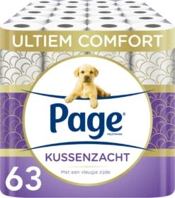 Page Toiletpapier - 63 Rollen - Kussenzacht Wc Papier (3-laags) - Met Extra Zijde - Voordeelverpakking -Huishoudelijke Artikelen Verkoop 1066x1200 3