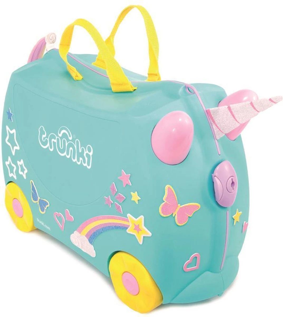 Trunki Ride-On Handbagage Koffer 46 Cm - Eenhoorn 19 Trunki Ride-On Handbagage Koffer 46 Cm - Eenhoorn - Afbeelding 17