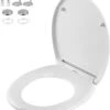 Casaria Wc Bril Duroplastic - Soft-close – Antibacterieel Wit -Huishoudelijke Artikelen Verkoop 1079x1200