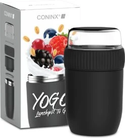 Coninx Thermos Lunchbox - Muesli Beker To Go - Isoleer Lunchpot - Yoghurtbeker To Go - Mueslibeker 840ml (600ml+240ml) - RVS / Zwart 19 Coninx Thermos Lunchbox - Muesli Beker To Go - Isoleer Lunchpot - Yoghurtbeker To Go - Mueslibeker 840ml (600ml+240ml) - RVS / Zwart -Huishoudelijke Artikelen Verkoop 1086x1200