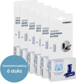 Geberit DuoFresh Sticks - 48 Stuks - Voordeelverpakking - Toilet/WC Blokjes Inbouwreservoir -Huishoudelijke Artikelen Verkoop 1091x1200