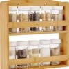 ACAZA Ophangbaar Kruidenrek Met 10 Glazen Kruidenpotjes, Spice Rack, Keuken Rek, Kruiden Organizer Voor Specerijen, Peper, Zout, 26 Cm Breed, Bamboe 1 ACAZA Ophangbaar Kruidenrek Met 10 Glazen Kruidenpotjes, Spice Rack, Keuken Rek, Kruiden Organizer Voor Specerijen, Peper, Zout, 26 Cm Breed, Bamboe -Huishoudelijke Artikelen Verkoop 1095x1200 1