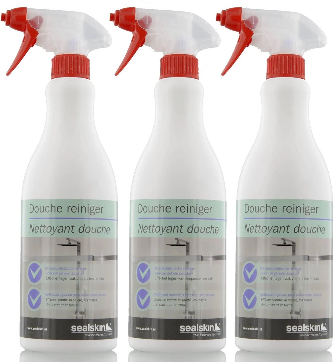 Sealskin Douchereiniger Voordeelverpakking 3 Stuks 3 Sealskin Douchereiniger Voordeelverpakking 3 Stuks