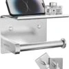BOTC Toiletrolhouder Met Handdoekhaakjes - Toiletrolhouder - Toiletrolhouder - Zelfklevend / Boren / Zonder Boren - RVS - Zliver -Huishoudelijke Artikelen Verkoop 1118x1200