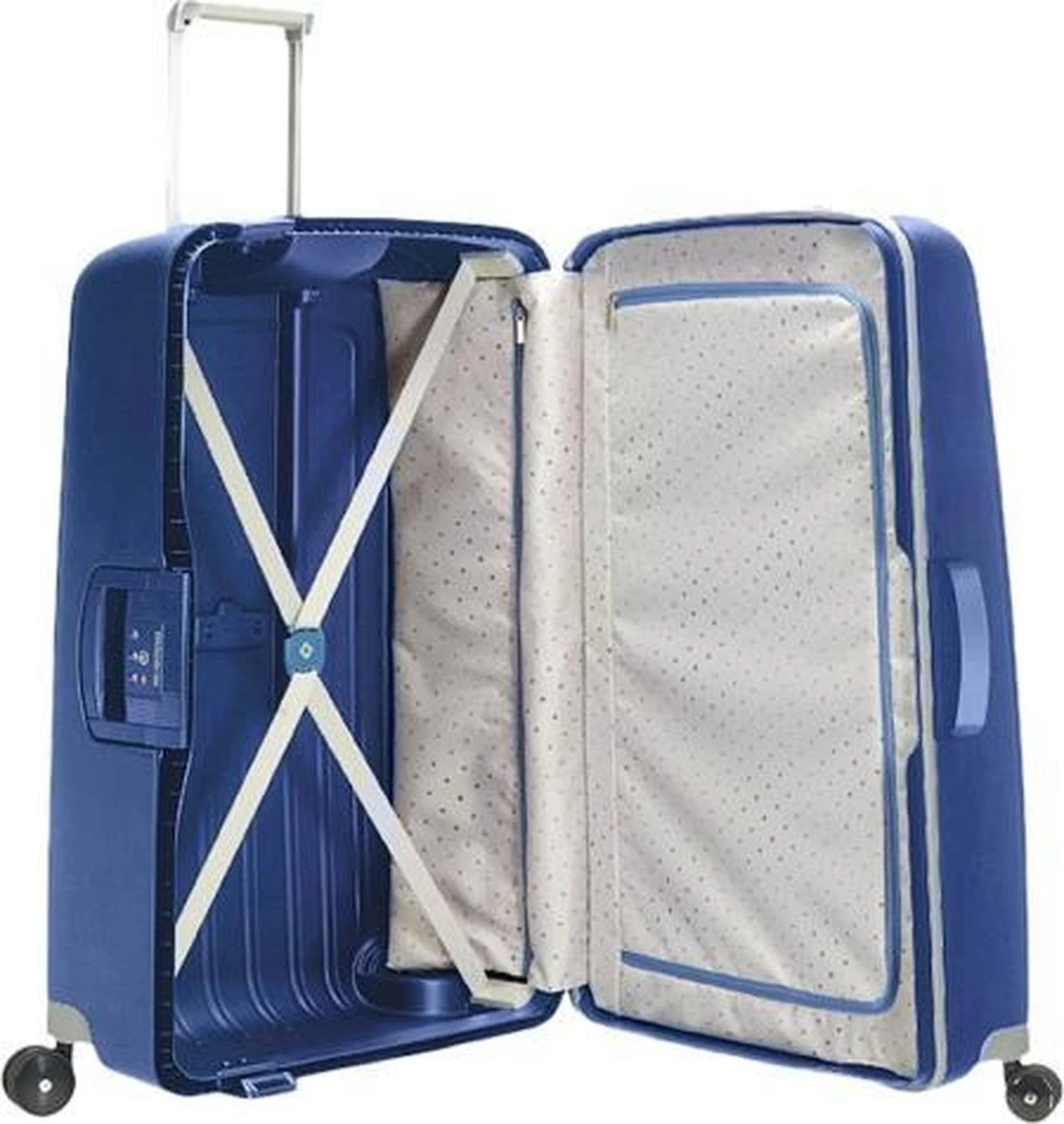 Samsonite Reiskoffer - S'CURE SPINNER 69/25 (Medium) Blauw 10 Samsonite Reiskoffer - S'CURE SPINNER 69/25 (Medium) Blauw - Afbeelding 8