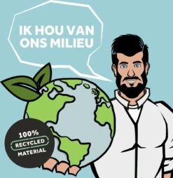 BagFitter Blauw A 12L Tot 15L Vuilniszak Met Trekband Van 100% Gerecycled Plastic - 54,5cm X 45cm - 30 Stuks - 12-15 Liter - Vuilniszakken - Afvalzakken - Prullenbakzakken Geschikt Voor O.a. Homra Stephs, Blinq En Nexo -Huishoudelijke Artikelen Verkoop 1165x1200 5