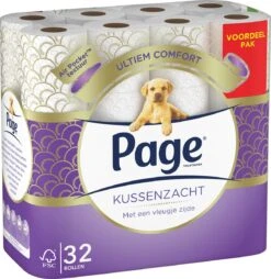 Page Toiletpapier - 32 Rollen - Kussenzacht Wc Papier (3-laags) - Voordeelverpakking -Huishoudelijke Artikelen Verkoop 1166x1200