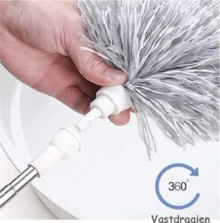 Fain® Plumeau Met Telescoopsteel – Grijs – 80 Tot 280 Cm - Uitschuifbaar – Wasbaar - Flexibel 360° Draaibaar – Duster - Microvezel Ragebol -Huishoudelijke Artikelen Verkoop 1181x1200 1