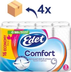Edet Comfort - 3-laags Wc Papier - 64 Rollen -Huishoudelijke Artikelen Verkoop 1192x1200 5