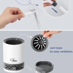 Fleau Luxe WC Borstel Met Houder - Siliconen Toiletborstel - Hygiënisch & Antibacterieel - Vrijstaand Of Hangend - Wit -Huishoudelijke Artikelen Verkoop 1198x1200 4