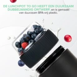 Coninx Yoghurtbeker To Go - Muesli Beker To Go - Lunchbeker - Mueslibeker 640ml (450ml+190ml) - Zwart 14 Coninx Yoghurtbeker To Go - Muesli Beker To Go - Lunchbeker - Mueslibeker 640ml (450ml+190ml) - Zwart -Huishoudelijke Artikelen Verkoop 1199x1200 5