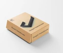 DesignX 3M™ Toiletrolhouder Zonder Boren Zwart Zelfklevend - WC Rolhouder - Matte - Papier - Houder - Incl. 3M Plakstrip -Huishoudelijke Artikelen Verkoop 1200x1003