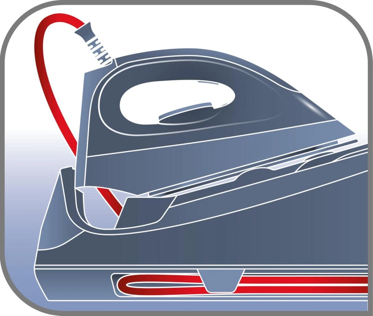 Tefal Strijkijzer Met Stoomgenerator - Fasteo SV6040 19 Tefal Strijkijzer Met Stoomgenerator - Fasteo SV6040 - Afbeelding 17