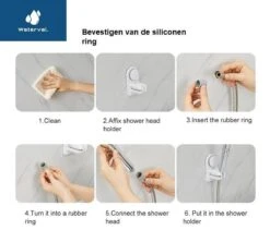 Zelfklevende Douchekophouder Met Zuignap - Universele Douchekop & Handdouche Houder - Verstelbaar - Handdouchehouder - Douche Kop Wandhouder - Zonder Boren & Schroeven -Huishoudelijke Artikelen Verkoop 1200x1023 1