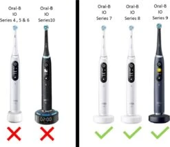 Oral-B IO Series 7 8 9 Elektrische Tandenborstelhouder- Opzetborstelhouder - Kabelloos Opladen - Badkamer Accessoires - Zonder Boren - Zwart -Huishoudelijke Artikelen Verkoop 1200x1033