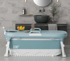 Simple Fix Zitbad - 115cm - Opvouwbaar Bad - Bath Bucket - Zitbad Voor Volwassenen & Kinderen - 160L - Blauw -Huishoudelijke Artikelen Verkoop 1200x1038 1