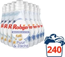 Robijn Puur & Zacht Wasverzachter - 8 X 30 Wasbeurten - Voordeelverpakking 14 Robijn Puur & Zacht Wasverzachter - 8 X 30 Wasbeurten - Voordeelverpakking -Huishoudelijke Artikelen Verkoop 1200x1049 2