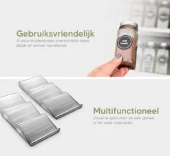 Johannes & Co - 2 Set Kruidenrek Voor Lade - Keuken Organizer - Kruiden Organizer 10 Johannes & Co - 2 Set Kruidenrek Voor Lade - Keuken Organizer - Kruiden Organizer -Huishoudelijke Artikelen Verkoop 1200x1097 2