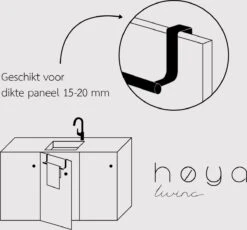 Handdoekstang VALI - 23cm - ZWART (keukenrekje - Handdoekhouder - Handdoekstang - Kastdeur Handdoekrek - Keukenkast Deur Handdoek/Vaatdoek Houder - Deurhanger - Deurhaak Keuken) -Huishoudelijke Artikelen Verkoop 1200x1115