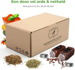 Soothe 48 Glazen Kruidenpotjes Set Met 2 Soorten Strooideksels – Kruidenstrooier – Compleet Pakket Incl Kruidenpotjes Stickers, Krijtstift En Accessoires 19 Soothe 48 Glazen Kruidenpotjes Set Met 2 Soorten Strooideksels – Kruidenstrooier – Compleet Pakket Incl Kruidenpotjes Stickers, Krijtstift En Accessoires -Huishoudelijke Artikelen Verkoop 1200x1126 1