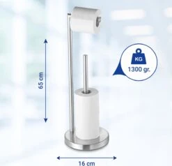 VDN Stainless Wc Rolhouder Staand - Toiletrolhouder En Reserverolhouder - RVS - Geschikt Voor 3+1 WC Papier Rollen - 2 In 1 -Huishoudelijke Artikelen Verkoop 1200x1158 1