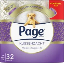 Page Toiletpapier - 32 Rollen - Kussenzacht Wc Papier (3-laags) - Voordeelverpakking -Huishoudelijke Artikelen Verkoop 1200x1167 2