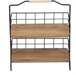 Metalen Keuken Etagere 2 Laags Van Naturn Living | Keuken Opbergrek | Kruidenpotjes Rek | Kruiden Organizer | Keuken Rek Specerijen | Mat Zwart -Huishoudelijke Artikelen Verkoop 1200x1179 1