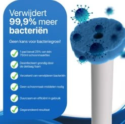 RevoBrush 28x Ocean Breeze Foaming Pads Navulling - WC Borstel Met Houder Vrijstaand -Huishoudelijke Artikelen Verkoop 1200x1184 9