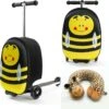 Rolkoffer Trolley Voor Kinderen | Geel | Trolley | Tas Kind | Bagagekoffer | Step Jongen | Vliegtuig Nekkussen | Step Met 3 Wielen | FDBW | Koffer Handbagage - 50 Kilo - Bouncy Box 40x20x25 Cm + Nekkussen Vliegtuig -Huishoudelijke Artikelen Verkoop 1200x1188 13