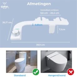 Clean Bum® Elegance Plus Bidet WC- Dubbele Sproeikop - Easy Fit Systeem -Huishoudelijke Artikelen Verkoop 1200x1188 3