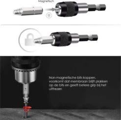 Novalits - Professionele Bit- & Borensets - Schroefverwijderset - 22-delig - HSS Materiaal - Schroefverwijderaar - Uitboorset - Borenset - Schroefbitset - Linkse Tap - Bitset - Metaalborenset - Draadtapset - Versleten Schroeven & Bouten Verwijderen 14 Novalits - Professionele Bit- & Borensets - Schroefverwijderset - 22-delig - HSS Materiaal - Schroefverwijderaar - Uitboorset - Borenset - Schroefbitset - Linkse Tap - Bitset - Metaalborenset - Draadtapset - Versleten Schroeven & Bouten Verwijderen -Huishoudelijke Artikelen Verkoop 1200x1192