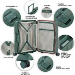 CarryOn Protector Luxe Grote Reiskoffer - Trolley 77cm Met TSA-klikslot - Ultrasterk - Groen 12 CarryOn Protector Luxe Grote Reiskoffer - Trolley 77cm Met TSA-klikslot - Ultrasterk - Groen -Huishoudelijke Artikelen Verkoop 1200x1193 4