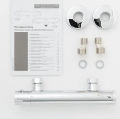 SCHÜTTE London Thermostatische Douchekraan - Hartafstand 120 Mm - Chroom -Huishoudelijke Artikelen Verkoop 1200x1197