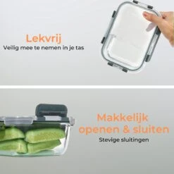 Formilo Meal Prep Bakjes - Lekvrije Vershoudbakjes - Diepvriesbakjes - Luchtdicht - BPA Vrij - Glas - 10 Stuks -Huishoudelijke Artikelen Verkoop 1200x1199 9