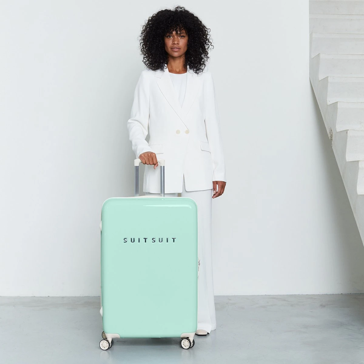 SUITSUIT - Fabulous Fifties - Luminous Mint - Duo Set (55/76 Cm) 6 SUITSUIT - Fabulous Fifties - Luminous Mint - Duo Set (55/76 Cm) - Afbeelding 4