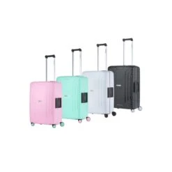 CarryOn Steward TSA Reiskoffer - 65cm Trolley Met Kliksloten - Dubbele Wielen - Roze -Huishoudelijke Artikelen Verkoop 1200x1200 1038
