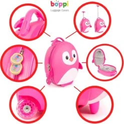 Boppi - Kindertrolley - Pinguïn (roze) - Handbagage - Lichtgewicht - Duurzaam - 17L 13 Boppi - Kindertrolley - Pinguïn (roze) - Handbagage - Lichtgewicht - Duurzaam - 17L -Huishoudelijke Artikelen Verkoop 1200x1200 1073