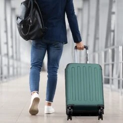 TRVLMORE Koffer - Handbagage - 54x36x20cm - 38L - Donkergroen -Huishoudelijke Artikelen Verkoop 1200x1200 1087