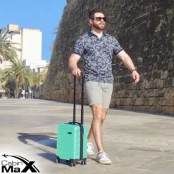 CabinMax Handbagage Koffer - Trolley 30L - Harde Reiskoffer - 45x36x20cm - Lichtgewicht - Groot Capaciteit - Mint Green -Huishoudelijke Artikelen Verkoop 1200x1200 1102