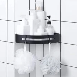 Sens Design Doucherekjes Set Van 3 - Doucherek Zonder Boren - Zwart -Huishoudelijke Artikelen Verkoop 1200x1200 124