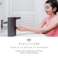 101Products Automatische Zeepdispenser - USB Oplaadbaar - Zeepdispenser Met Sensor - Zeeppompje - Zwart -Huishoudelijke Artikelen Verkoop 1200x1200 129