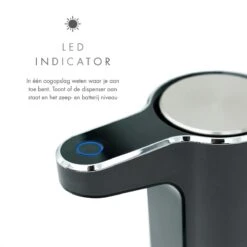 101Products Automatische Zeepdispenser - USB Oplaadbaar - Zeepdispenser Met Sensor - Zeeppompje - Zwart -Huishoudelijke Artikelen Verkoop 1200x1200 130