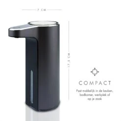 101Products Automatische Zeepdispenser - USB Oplaadbaar - Zeepdispenser Met Sensor - Zeeppompje - Zwart -Huishoudelijke Artikelen Verkoop 1200x1200 131
