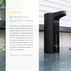 101Products Automatische Zeepdispenser - USB Oplaadbaar - Zeepdispenser Met Sensor - Zeeppompje - Zwart -Huishoudelijke Artikelen Verkoop 1200x1200 133