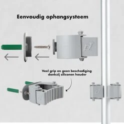 Chaton® Vloertrekker Lang Met Ophangsysteem - Afdraaibare Wisser - Douchewisser - Trekker Douche - Vloerwisser - Uitschuifbaar 70cm Tot 125cm -Huishoudelijke Artikelen Verkoop 1200x1200 161