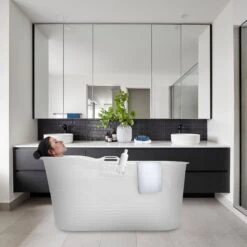 LIFEBATH - Zitbad Mira - Bath Bucket XL - 400L - Ligbad 122 Cm - Wit 11 LIFEBATH - Zitbad Mira - Bath Bucket XL - 400L - Ligbad 122 Cm - Wit -Huishoudelijke Artikelen Verkoop 1200x1200 175