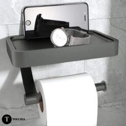 Tolussa Premium WC Rolhouder Zwart Met Plankje - Toiletrolhouder Zwart Met Plankje - Met En Zonder Boren 15 Tolussa Premium WC Rolhouder Zwart Met Plankje - Toiletrolhouder Zwart Met Plankje - Met En Zonder Boren -Huishoudelijke Artikelen Verkoop 1200x1200 18