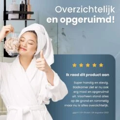 Rohzzi Doucherek Zonder Boren - 30 Dagen Uitproberen - Doucherek Hangend - Badkamer Accessoires - RVS - 2 Laags -Huishoudelijke Artikelen Verkoop 1200x1200 185